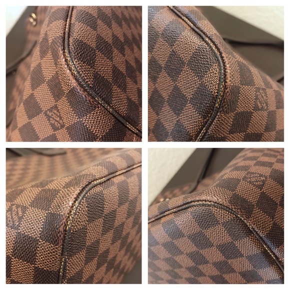 Sold. Louis Vuitton Neverfull MM Damier Ebene Tote - Picture 2 of 8